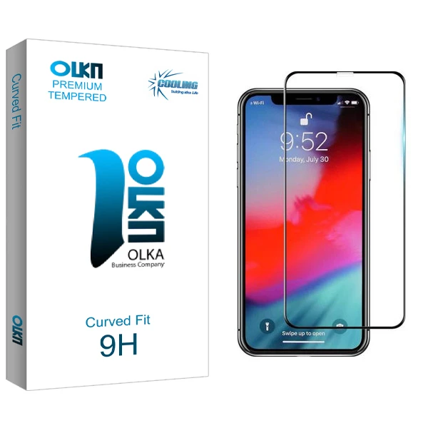 محافظ صفحه نمایش کولینگ مدل Olka glass مناسب برای گوشی موبایل اپل iphone x / xs