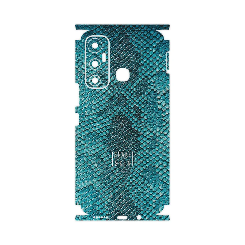 برچسب پوششی ماهوت مدل Blue Snake Skin-FullSkin مناسب برای گوشی موبایل اینفینیکس Hot 11
