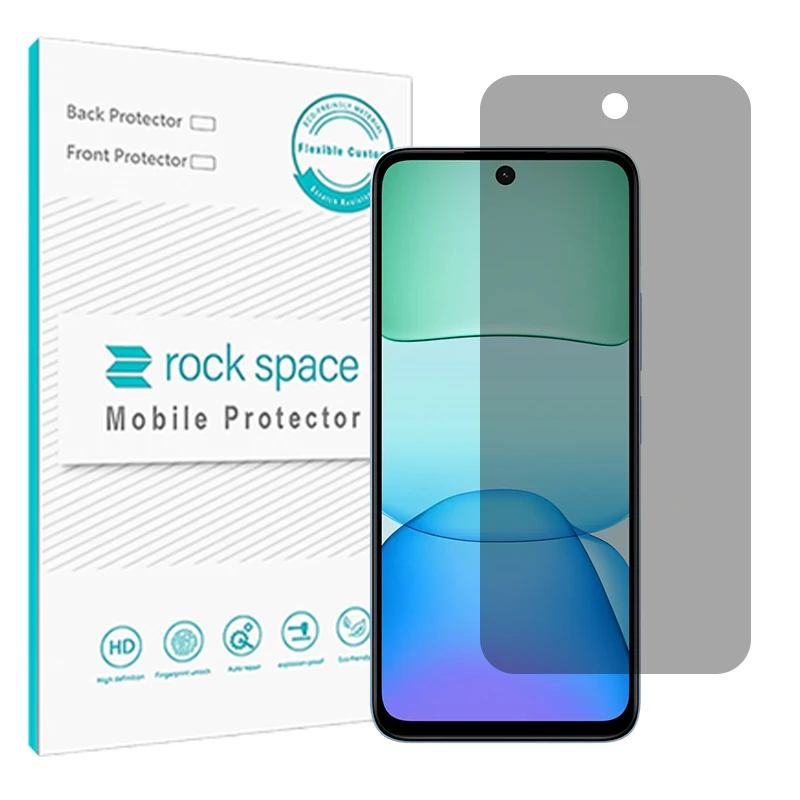محافظ صفحه نمایش حریم شخصی راک اسپیس مدل Resistant مناسب برای گوشی موبایل شیائومی Redmi 13x