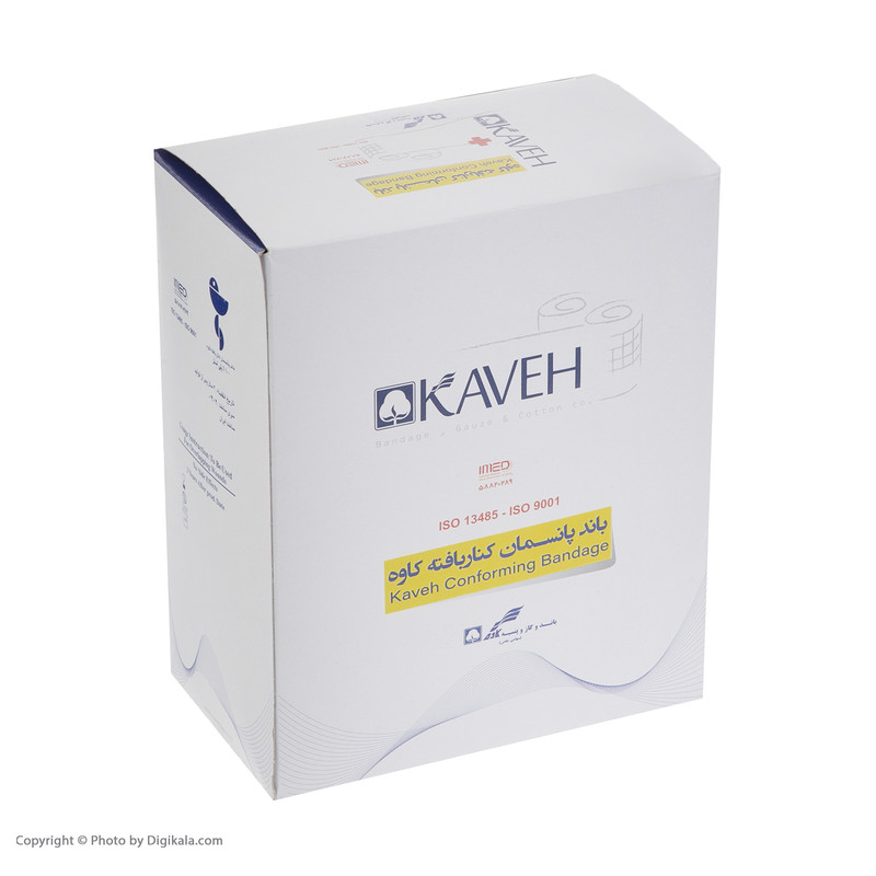 باند پانسمان کاوه مدل کنار بافته بسته 60 عددی