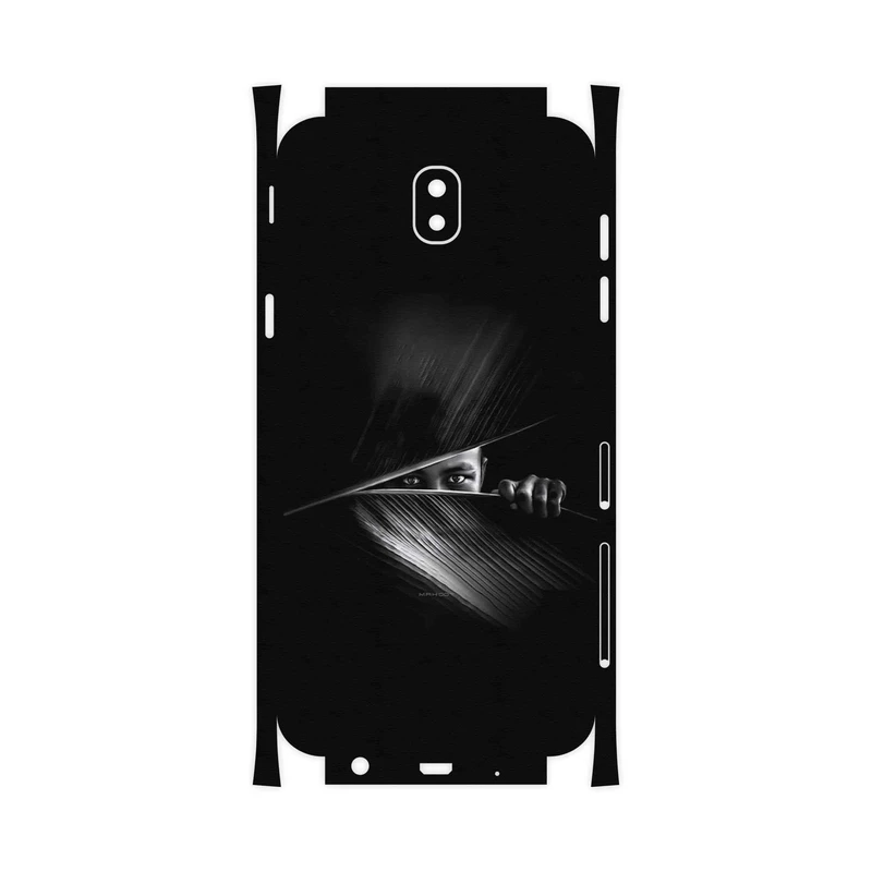 برچسب پوششی ماهوت مدل Black Portrait-FullSkin مناسب برای گوشی موبایل سامسونگ Galaxy J5 Pro