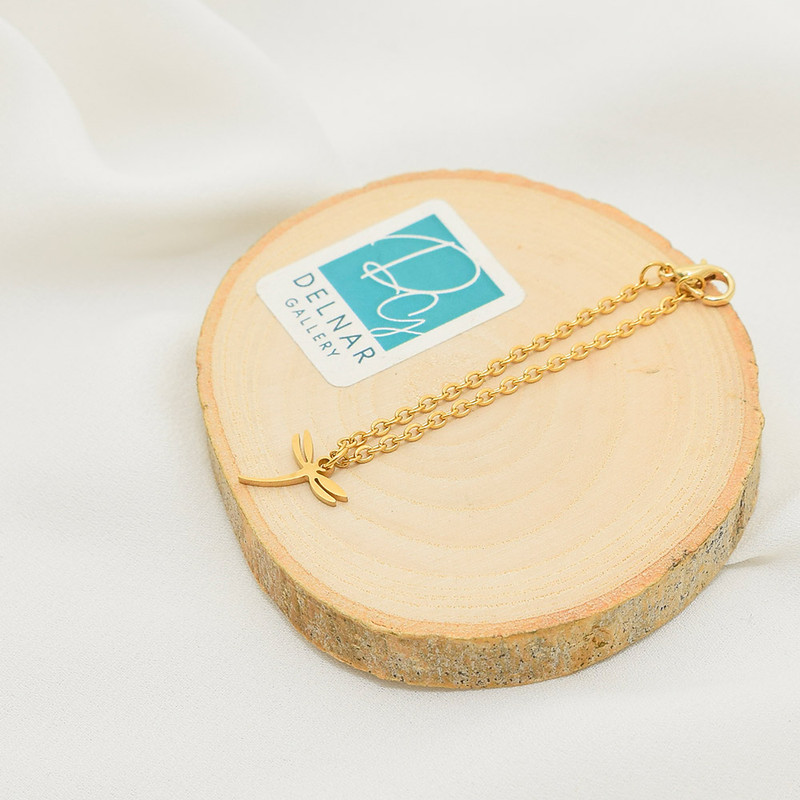 آویز ساعت زنانه دلنار گالری مدل سنجاقک