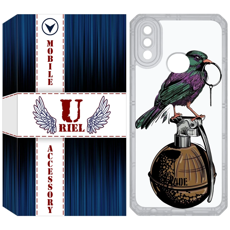 کاور یوریل مدل Clear کد 31 طرح پرنده مناسب برای گوشی موبایل سامسونگ Galaxy A10S / M10S