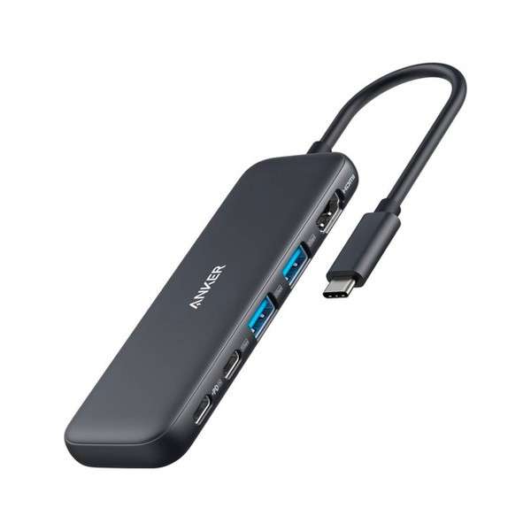 هاب 5 پورت USB-C انکر مدل 332 هاب 5 پورت USB-C انکر مدل 332