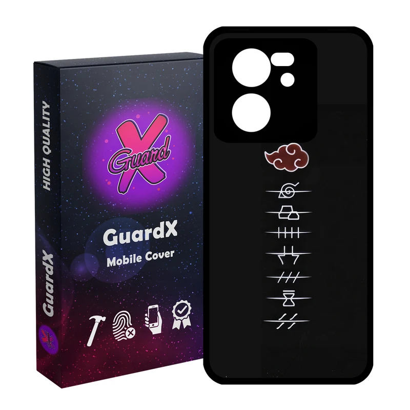 کاور گارد ایکس طرح Naruto Anime مدل Glass10586 مناسب برای گوشی موبایل شیائومی 13T/13T Pro/Redmi K60 Ultra
