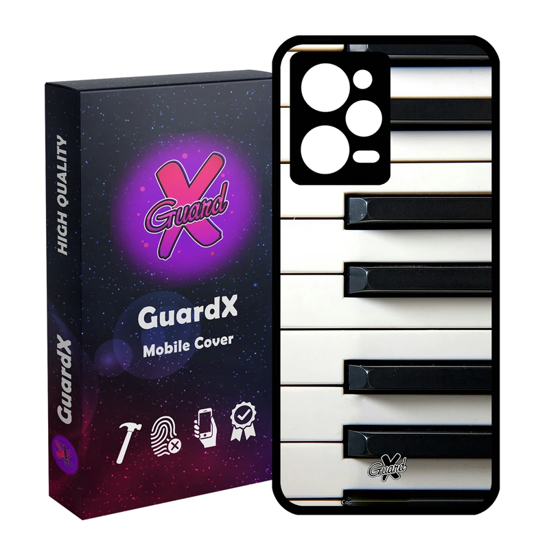کاور گارد ایکس طرح Piano مدل Glass10101 مناسب برای گوشی موبایل شیائومی Redmi Note 12 Pro 5G/Poco X5 Pro 5G/Note 12 Pro Pro speed