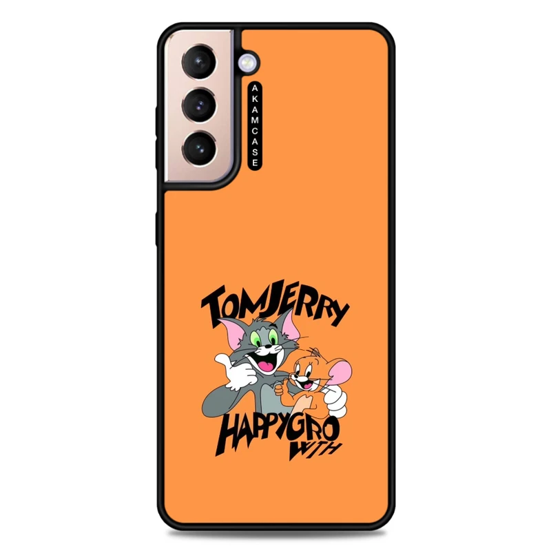 کاور آکام مدل AMC-WSGS21P-TOM & JERRY2 مناسب برای گوشی موبایل سامسونگ Galaxy S21 Plus