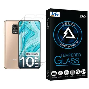 PK Delta Glass MIX002 Screen Protector For Xiaomi Redmi Note 10 Lite Pack Of 2