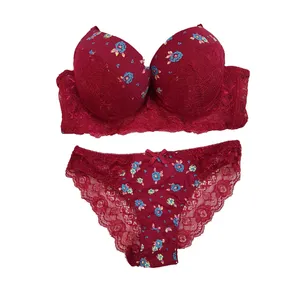 ست شورت و سوتین زنانه مدل گل دار