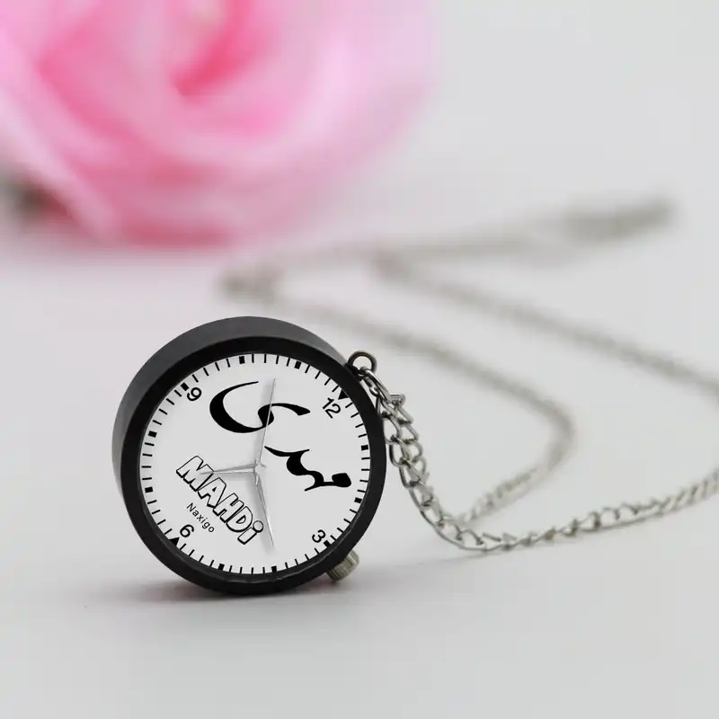 ساعت گردنبندی عقربه ای ناکسیگو مدل مهدی کد NF11973