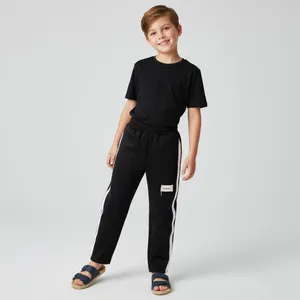 شلوار راحتی پسرانه مدل خط دار کد 1001 