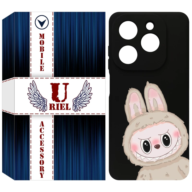 کاور یوریل مدل KSH کد 119 طرح عروسک لبوبو مناسب برای گوشی موبایل تکنو Spark 20 / Spark Go 2024