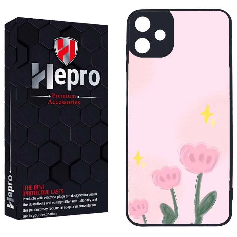 کاور هپرو طرح گل کد TPU-873 مناسب برای گوشی موبایل سامسونگ Galaxy A05