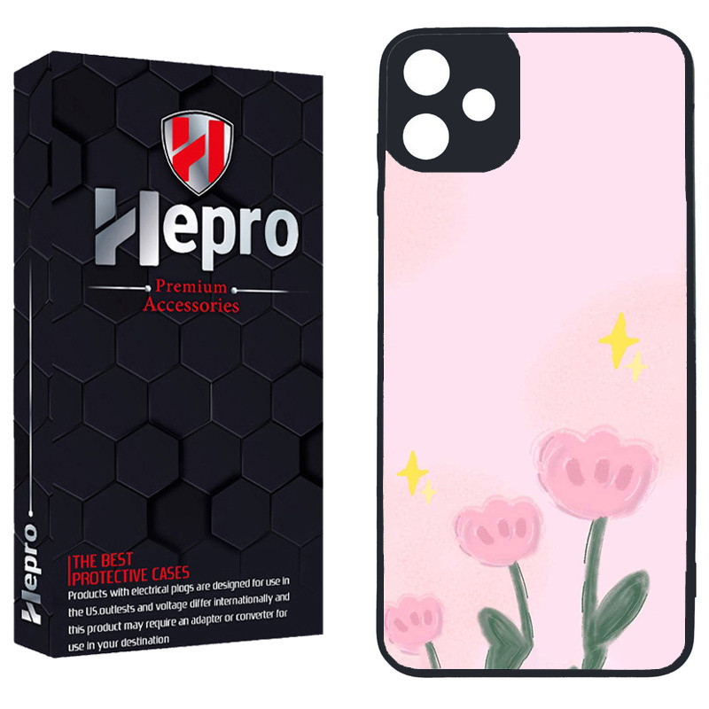 کاور هپرو طرح گل کد TPU-873 مناسب برای گوشی موبایل سامسونگ Galaxy A07