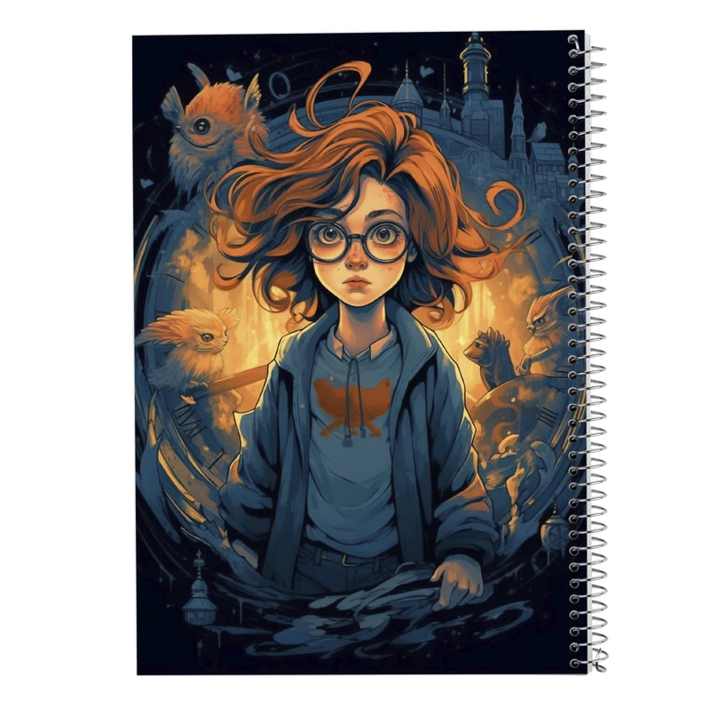 دفتر مشق 50 برگ مدوپد مدل هری پاتر harrypotter کد DF10326