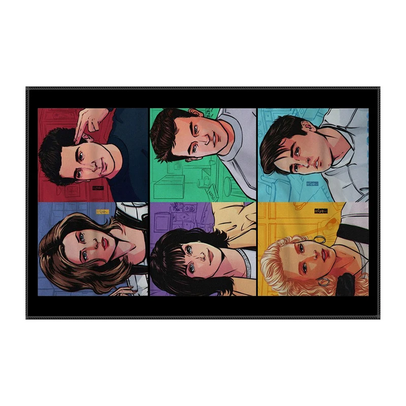 کاغذ کادو ترمه طراحان ایده مدل سریال دوستان، friends کد strm1071