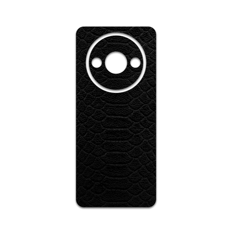 برچسب پوششی ماهوت مدل Black-Snake-Leather مناسب برای گوشی موبایل شیائومی Redmi A3