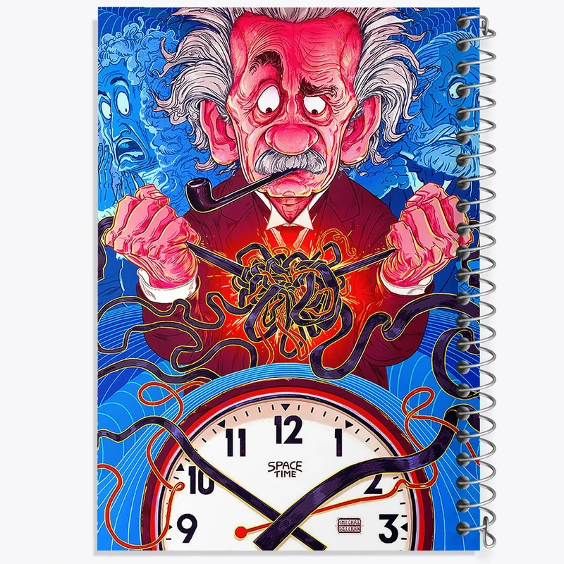 دفتر شطرنجی 50 برگ خندالو مدل آلبرت اینشتین کد F170