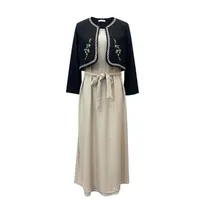 ست کت و سارافون رسمی زنانه مدل گلدوزی