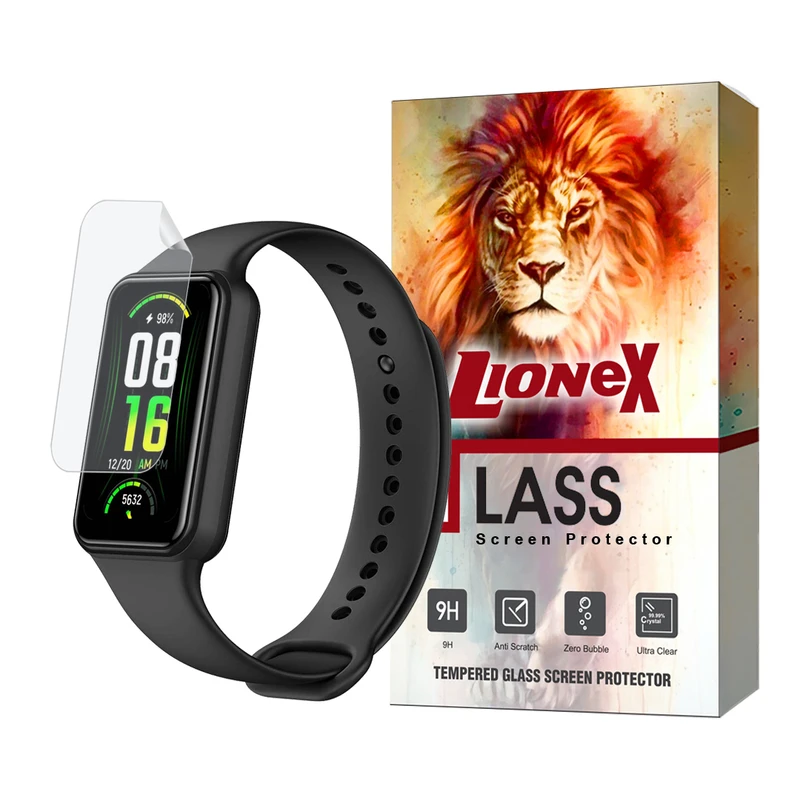  محافظ صفحه نمایش هیدروژل لایونکس مدل MTBWL مناسب برای ساعت هوشمند امیزفیت band 7 