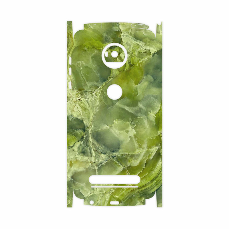 برچسب پوششی ماهوت مدل Green Crystal Marble-FullSkin مناسب برای گوشی موبایل موتورولا Moto Z2 Play