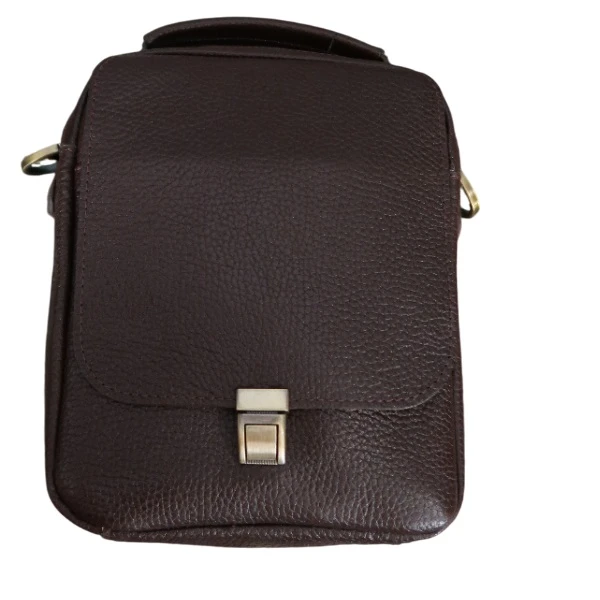 کیف رودوشی مردانه مدل چرم طبیعی