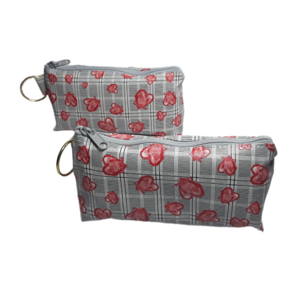کیف لوازم آرایشی مدل قلبی بسته دو عددی