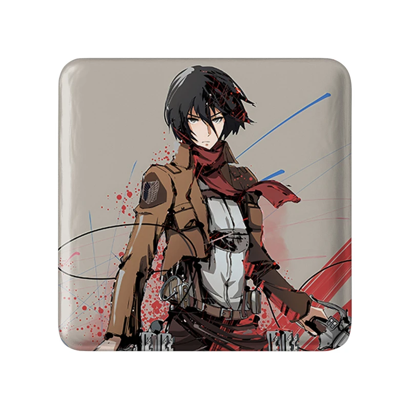 مگنت خندالو طرح میکاسا اکرمن انیمه اتک آن تایتان Attack on Titan مدل مربعی کد 18545