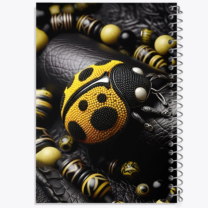 دفتر شطرنجی 50 برگ خندالو طرح کفشدوزک کد F8167