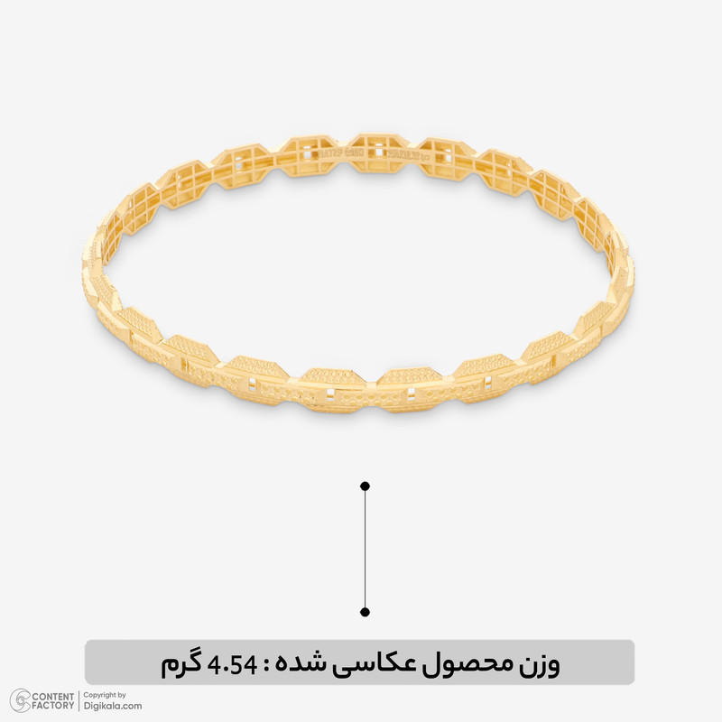 النگو طلا کم اجرت 18 عیار زنانه مایا ماهک مدل MB2115 