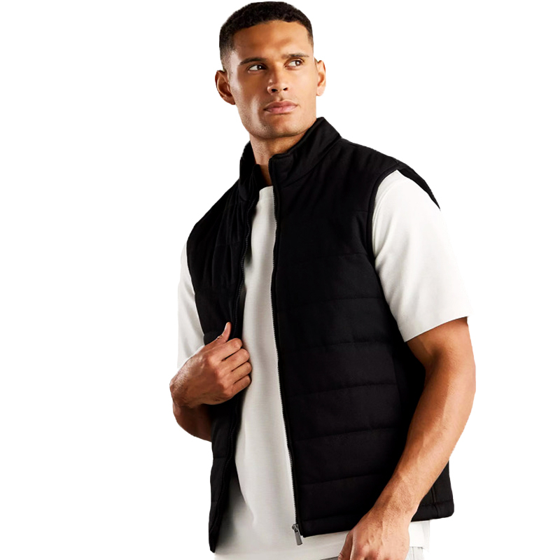 پافر مردانه مکس مدل Quilted Zip Through Sleeveless