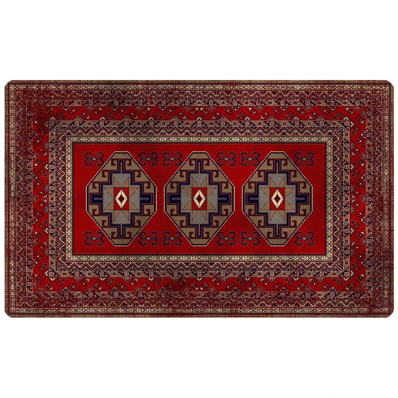 پادری مدل رویه مخمل طرح فرش کد S204 سایز 75x45 سانتی متر