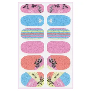 استیکر طراحی ناخن مدل ژله ای کد FN26