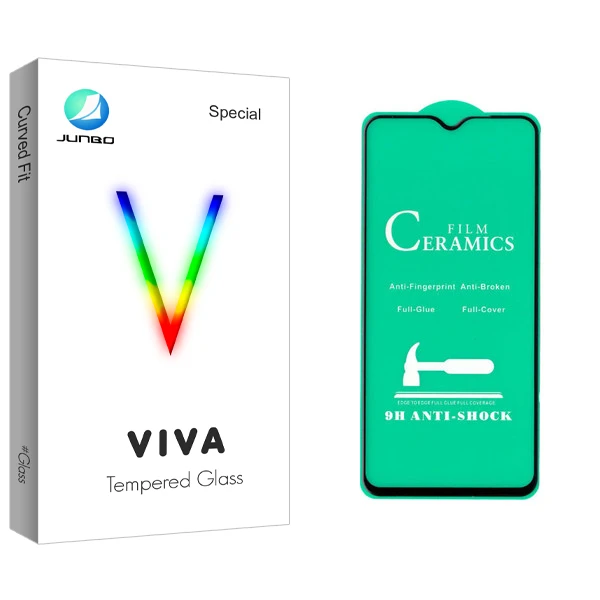 محافظ صفحه نمایش سرامیکی جانبو مدل Viva Glass مناسب برای گوشی موبایل شیائومی Redmi Note 8 Pro