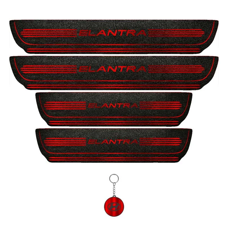 برچسب پارکابی خودرو لندمون کد LM116 MR مناسب برای النترا مجموعه 4 عددی به همراه جاکلیدی