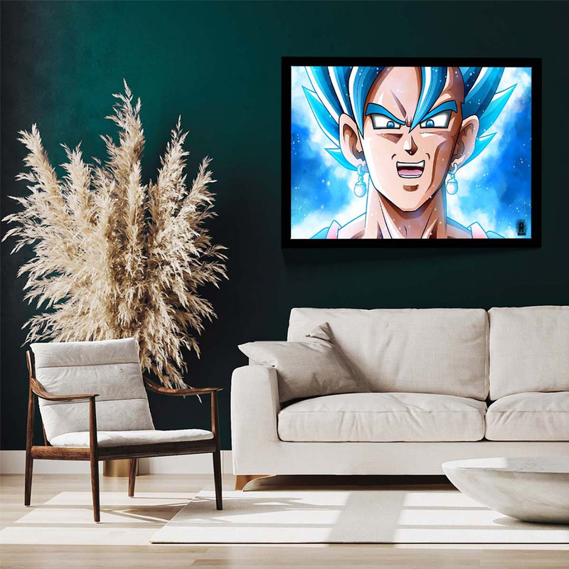 تابلو مدل dragon ball super saiyajin کد F-12003