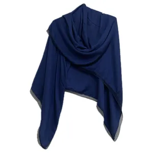 روسری زنانه مدل نخی دور گیپوره پاییزه 