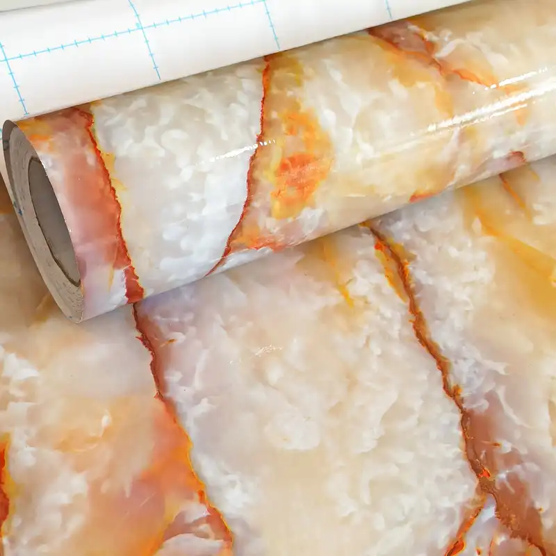 برچسب کابینت طرح سنگ هایگلاس ضخیم مدل 3513