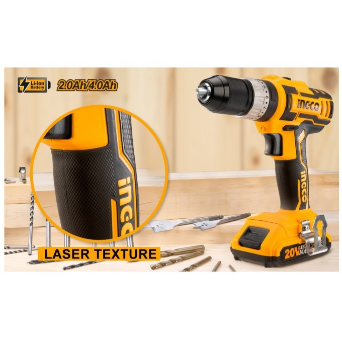 دریل پیچ گوشتی چکشی شارژی اینکو مدل CI-DLI-2002