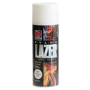 اسپری سفید رنگ نیپون مدل Lazer حجم 400 میلی لیتر