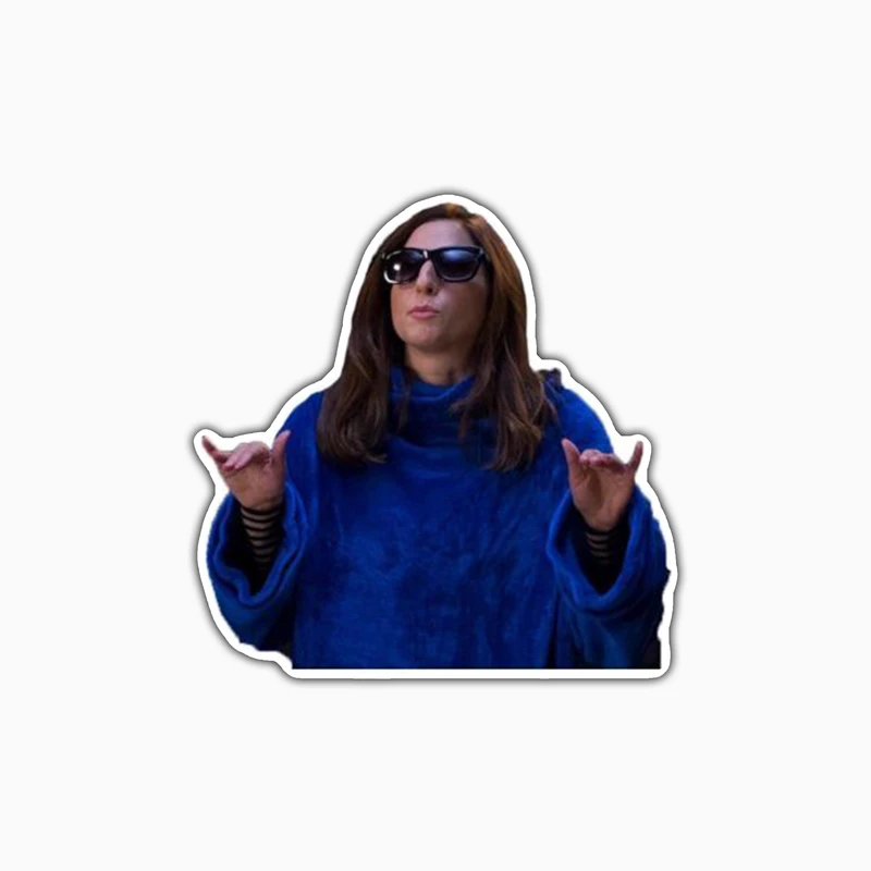 استیکر لپ تاپ و موبایل بووم طرح Gina کد ET91