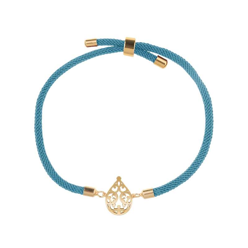 دستبند طلا 18 عیار زنانه مدوپد مدل اسلیمی کد D25-10652 دستبند طلا 18 عیار زنانه مدوپد مدل اسلیمی کد D25-10652