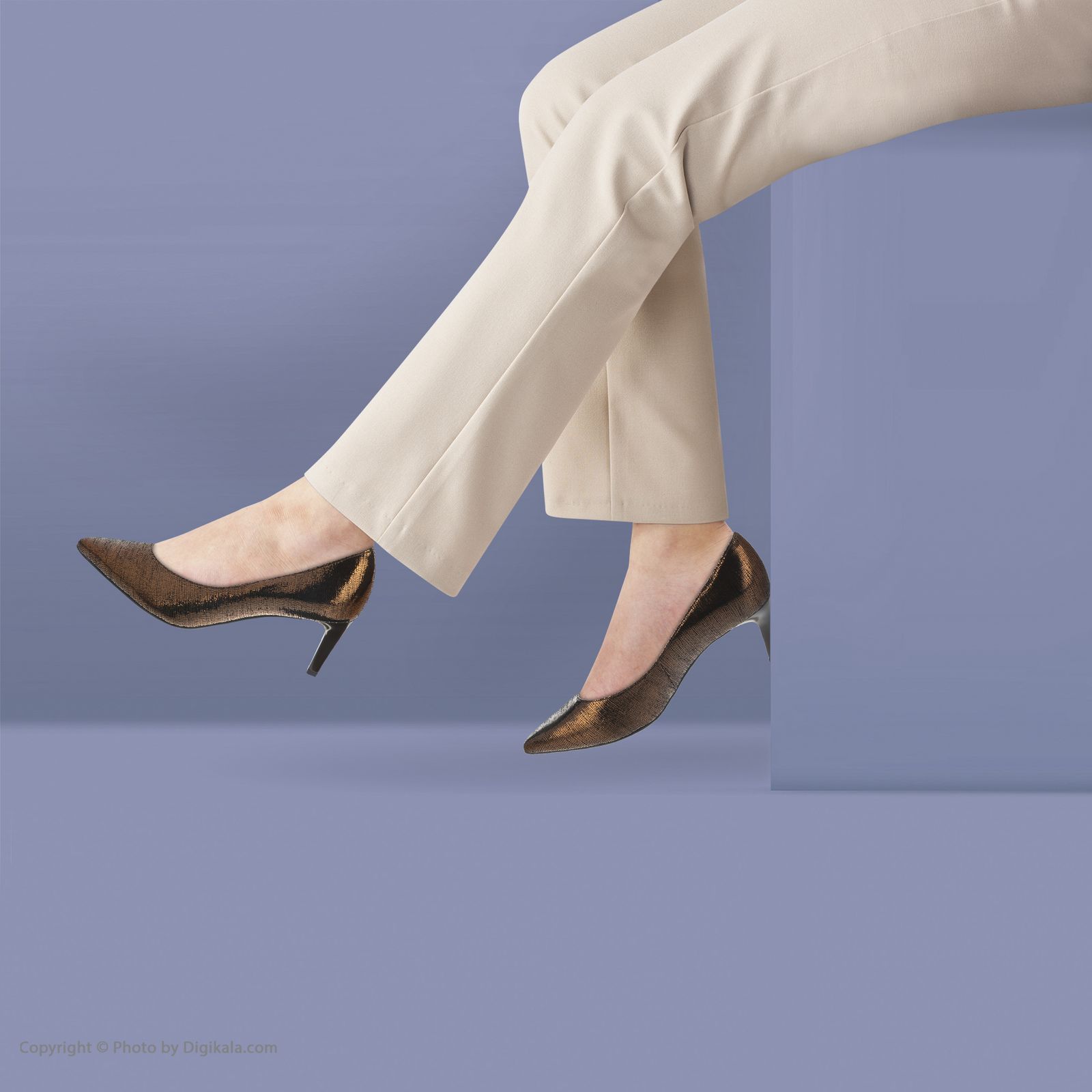 کفش زنانه هوگل مدل 4-106701-7000 - برنز - 2