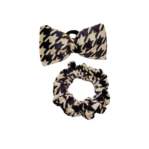 کش مو دخترانه مدل اسکرانچی مخمل بسته 2 عددی