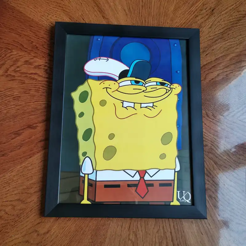 تابلو مدل انیمه باب اسفنجی