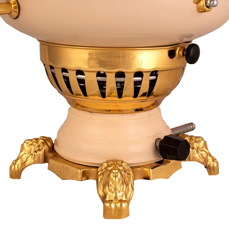 سماور گازی مدل a2 عدسی گنجایش 8 لیتر