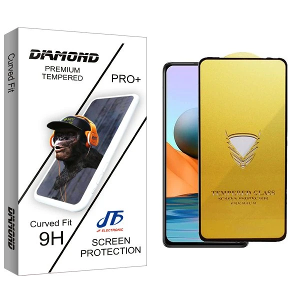 محافظ صفحه نمایش جی اف مدل Diamond OG مناسب برای گوشی موبایل شیائومی Redmi Note 10 Pro