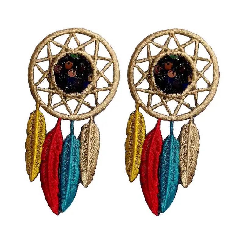 استیکر پارچه و لباس مدل دریم کچر کد Fr694 بسته 2 عددی