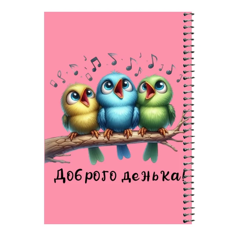 دفتر مشق 80 برگ اس جی مدل آواز پرنده ها    