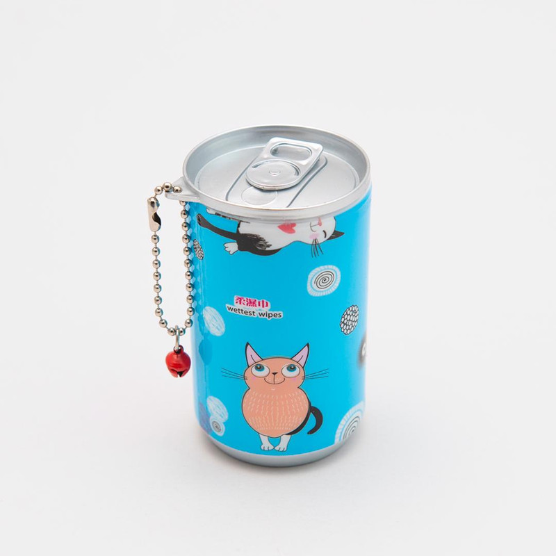 دستمال مرطوب مدل Cute Cats مجموعه 4 عددی